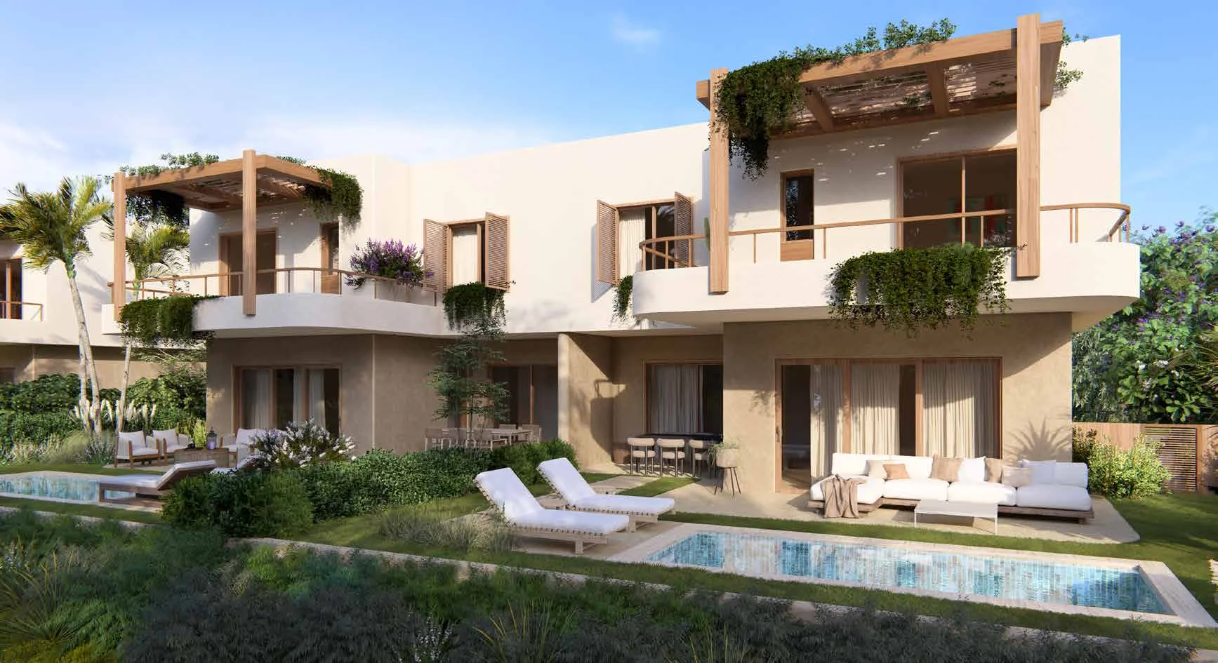 Twin Villa — Ramla North Coast property type